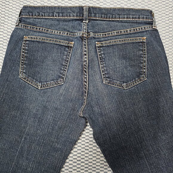 Gap Y2K Fashion Ultra Low Rise Ankle Flare Bootcut Jeans - Dark Wash Size 10 - Picture 6 of 11